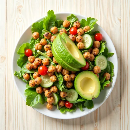 Salada colorida e nutritiva